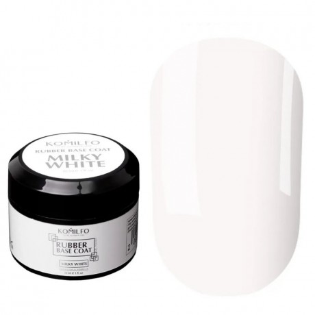 Milky White Base (without brush,jar) 30 ml. Komilfo