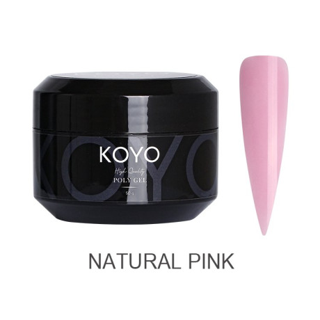 פוליג'ל KOYO  natural pink מל 50 - פאני באני