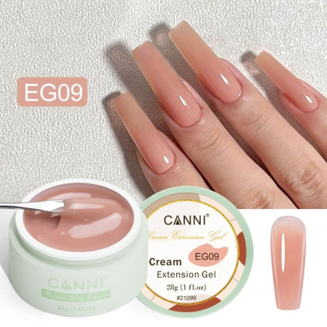 Cream builder gel for building nails Canni 28 g EG09