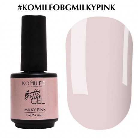 קומילפו -  15 מל- ג'ל בנייה Milky Pink