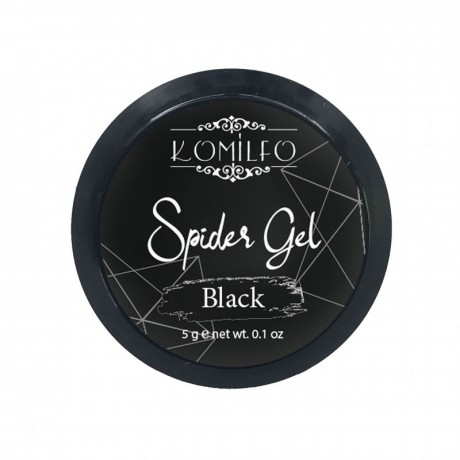 Komilfo Spider Gel Black, 5 g