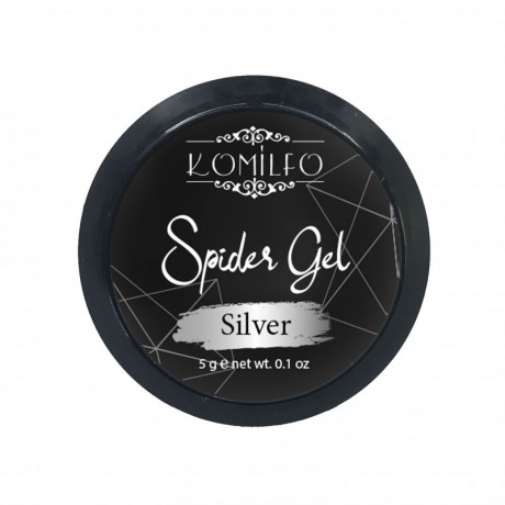 Komilfo Spider Gel Silver, 5 g