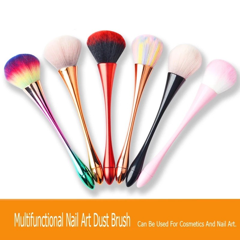 6 Styles Nail Art Dust Brush For Manicure