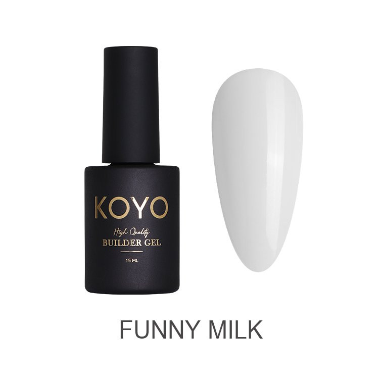 קויו - 15 מל - ג'ל בנייה KOYO funny milk פאני באני