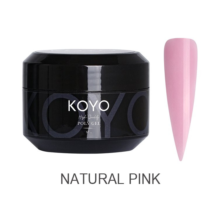 קויו- פוליג'ל KOYO natural pink מל 50