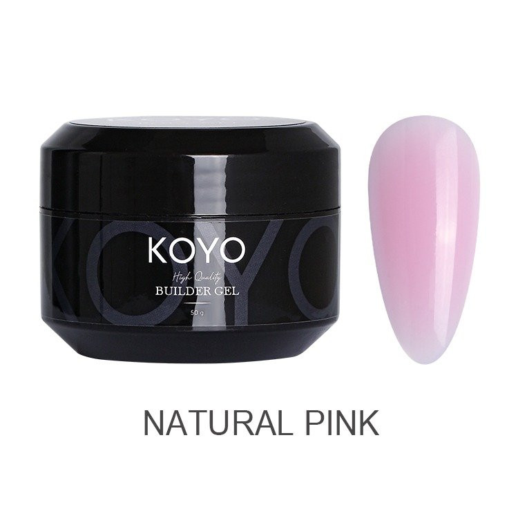 קויו - 50 מל - ג'ל בנייה KOYO natural pink