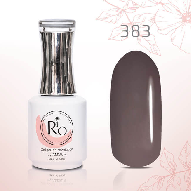 גוון מספר 383 - חום סגול כהה סתווי