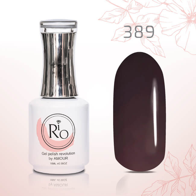 גוון מספר 389 - חום בורדו כהה