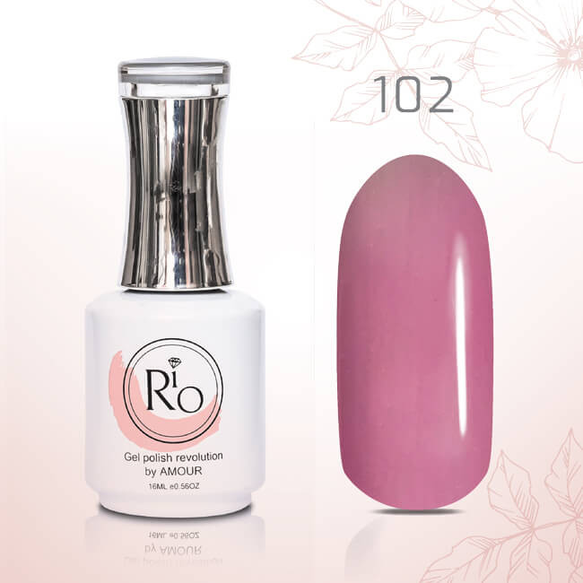 גוון מספר 102 - ורוד חצי שקוף.